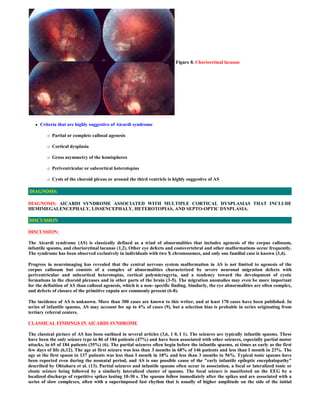 Реферат: Aicardi Syndrom Essay Research Paper Aicardi syndrome Реферат: Aicardi Syndrom Essay Research Paper Aicardi syndrome